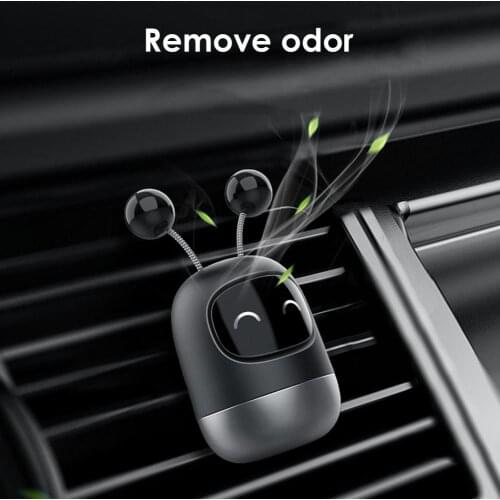 Robot Car Air Freshener Perfume Clip Fragrance Diffuser Auto Air Vent Scent Odor Freshener Perfume Car DIY Interior Decoration