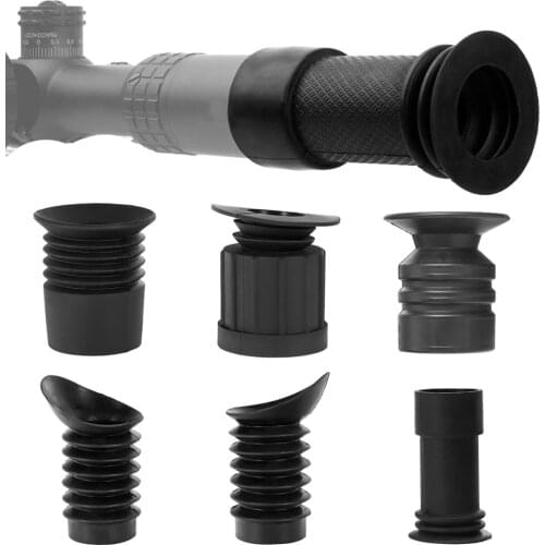 Tactical Rubber Hunting Riflescope Lens Rubber Eyeshade Optics Sight Eye Protector Cover Scalability Sight Eyeguard Gated Eyecup