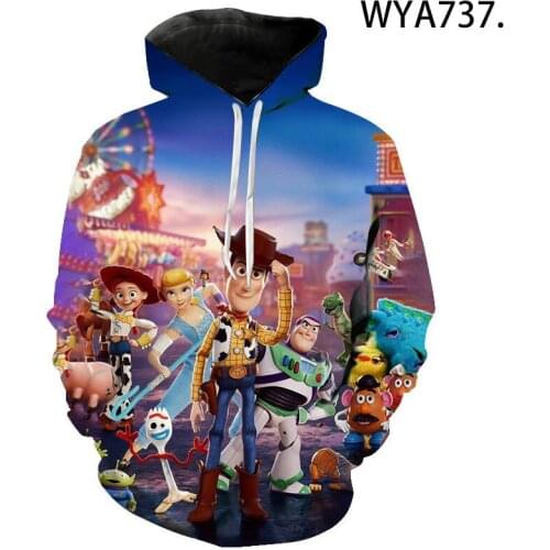 Cartoon Anime Toy 3D Printed Hoodies Men Women Children Fashion Pullover Long Sleeve Boy Girl Kids Sweatshirt Streetwear Clothes