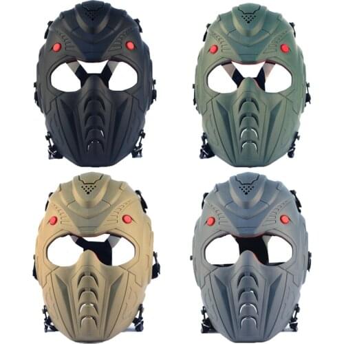 Outdoor Airsoft Protective Mask Timemen Full Face Protect Mask Paintball CS Hunting Shooting Sports Halloween Skull Masks