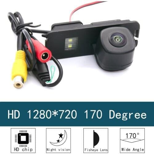 For Volkswagen Passat CC/VW CrossPolo Rear Camera HD 1280*720 Fisheye Lens 170 Degree Parking Video Reversing Rear View Camera