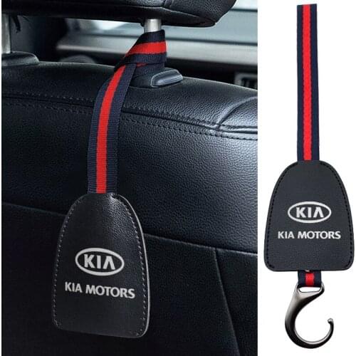 1/2PCS Car Headrest Seat Back Hanger Portable Hook Auto Stying Accessories For KIA Cerato Sportage R K2 K3 K5 RIO 3 4 Sorento