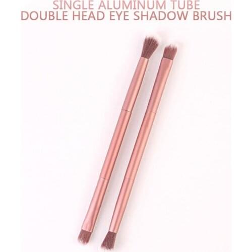 1pc Single Double Head Makeup Powder Brush Smudge Nose Eyebrow Concealer Brush Eyebrow Powder Brush Beauty Makeup Tools