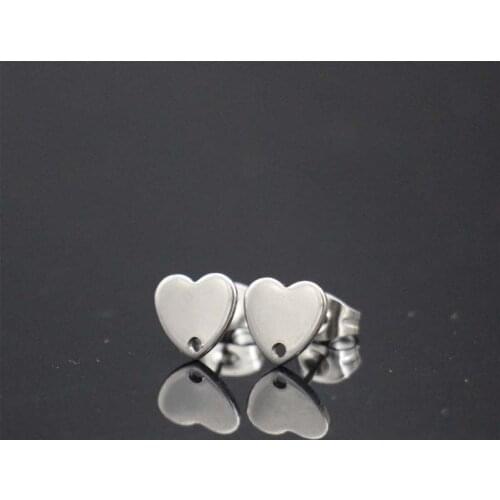 20pcs/lot silver/gold tone Ear Stud Components Earrings Findings for DIY Jewelry Making stainless steel jewelry finding