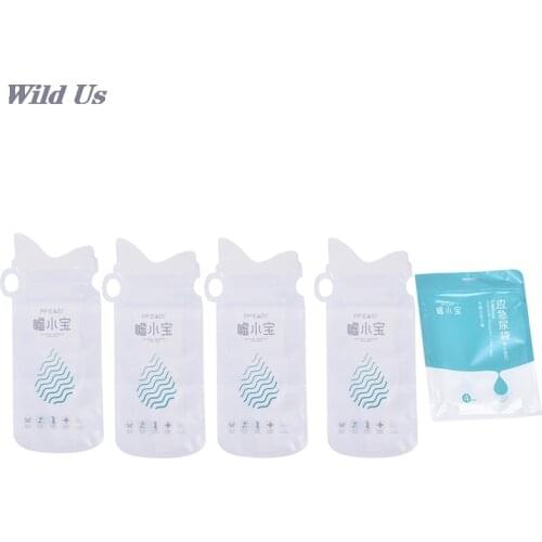 4 Pcs 700ml Emergency portable car Leak-proof Urine bags vomit bags mobile toilets Disposable handy unisex outdoors Mini WC