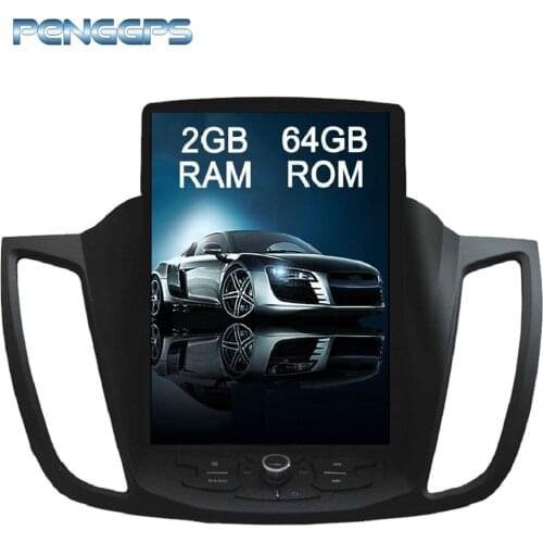 Android 9.0 Car Radio for Ford Kuga 2013-2017In Car GPS Navigation DVD Player Tesla Vertical Headunit IPS Screen PX6 1080P Video