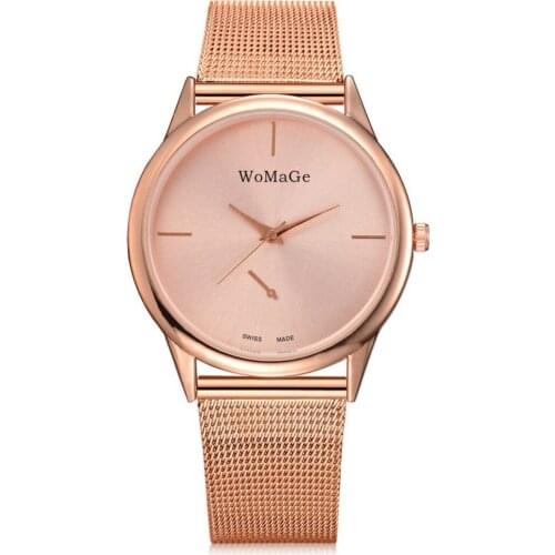 Women Watches Quartz Watch Men Steel Belt Casual Fashion Wristwatch Unisex Business Waterproof Watch Clock Relogio Masculino Hot