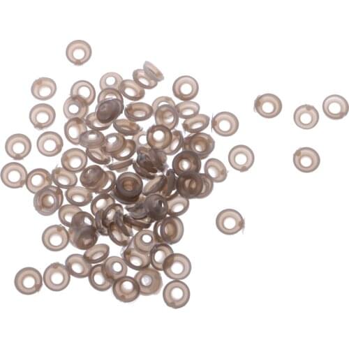 100 Pieces Plastic Safety Eyes BACKS for Teddy Bear Doll Animal Puppet Craft 11mm Random Color