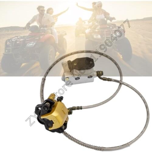 Chinese ATV Motorcycle Dirt Bike Brake pump caliper tubing disc brake Assembly For 110 125cc 140cc TAOTAO PIT PRO Dirt Bike