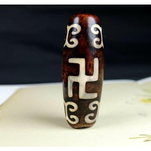 Collection China Tibet Old Agate (Wan zi) Dzi Beads