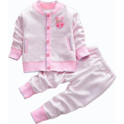 Baby Boys Clothing Sets Autumn Baby Girs Clothes 1-6 Years Kids Clothing Children Two-piece Casual Suit Warm Sportswear