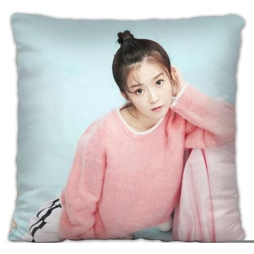 Song Yiren Pillowcase Pretty Scholar Yu Lexuan Same Paragraph Star Photo Poster Cushion Cover Souvenir Cojines Decor Para Sofa