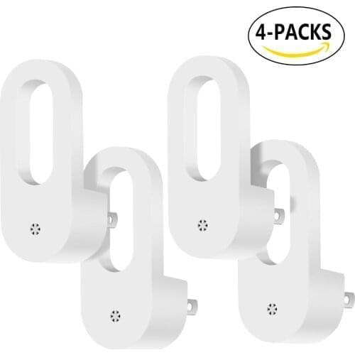 Plug-in Night Light Warm White LED Night Lights Dusk to Dawn Sensor for Bedroom Bathroom Kitchen Corridor Stairs EU/US Plug