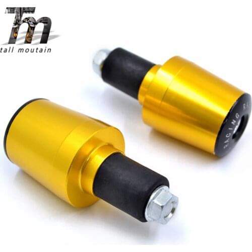 Motorcycle handlebar Counterweight grips ends 7/8'' 22mm Handle bar Cap Hand Grips Bar End Plug For Kawasaki Z750 Z800 Z1000