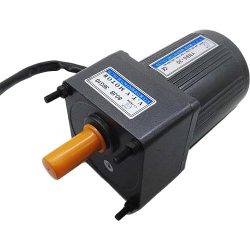 30W VTV YN80-30 220V AC small 3 wires gear motor 1:30 reduction ratio ouput speed 50rpm single phase motor