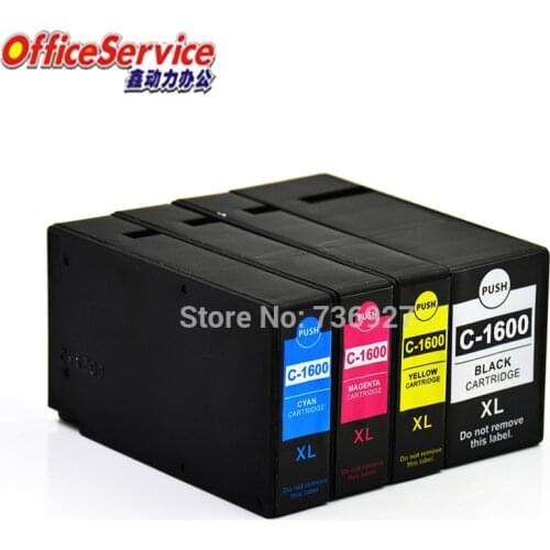 Compatible ink Cartridge PGI-1600 BK C M Y PGI1600 PGI-1600XL For Canon MAXIFY MB2060 MB2360 MB2760 MB2160 printer