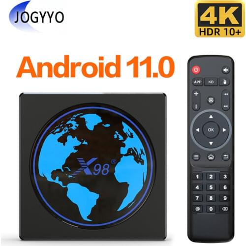 X98 Amlogic S905W2 Android 11 TV box ondersteunt AV1 dual Wifi mediaspeler 2G 16G 4GB 32Gb 64Gb set-top box