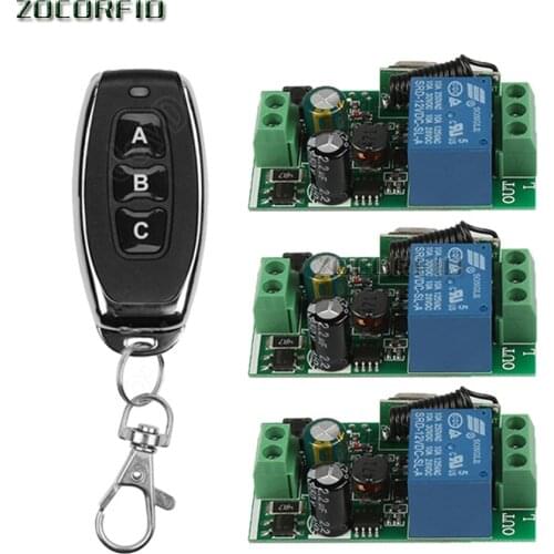 433MHz Universal AC 110V 220V 1CH Wireless Smart Remote Control Switch Receiver Module and RF Transmitter For LED Light