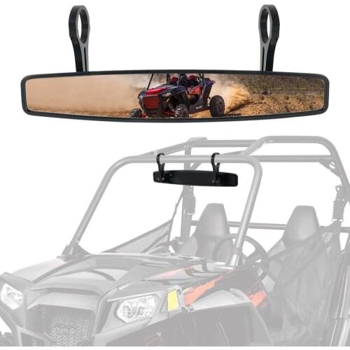 UTV 15" Wide Rear View Racing Mirror for Polaris RZR 4 800 2010-2014 900 2014-2015 4 XP 900 2012 170 2013 2015 Rearview Mirror