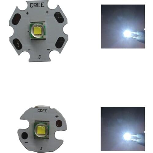 1pcs 10W High Power CREE XML XM-L T6 U2 LED Emitting Diodes cool White with 16mm / 20mm base for flashlight light