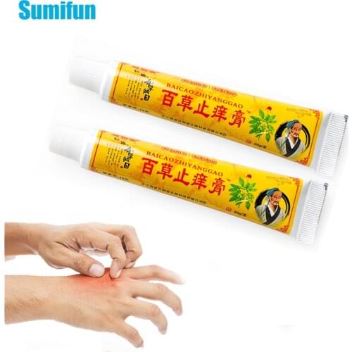 1pc Sumifun Eczema Cream Antibacterial Ointment Psoriasis Natural Chinese Medicine Herbal Cream Pruritus Skin Problems Treatment