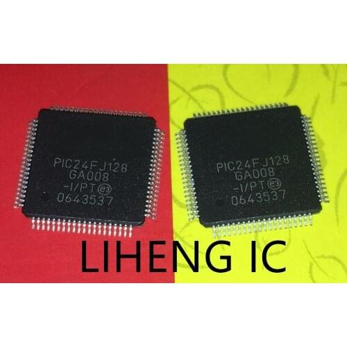 100% New&original PIC24FJ128GA008-I/PT PIC24FJ128 GA008 TQFP-64