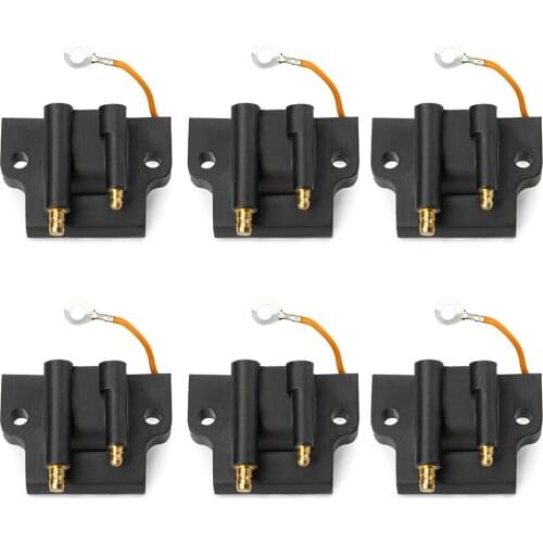6PCS 582508 18-5179 183-2508 Ignition Coils for Johnson Evinrude 85HP 88HP 90HP 100HP 115HP 120HP 125HP 130HP 140HP High Quality