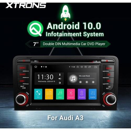 7" Android 10.0 Car DVD Player multimedia for Audi A3 8P 2003 2004 2005 2006 2007 2008 2009-2012 S3/RS3 Sportback Radio GPS TPMS