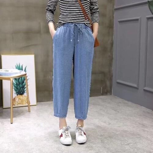 AYAOZTT Women's Trousers Harem Pants
