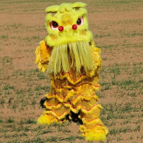 Cosplay Lion Dance Costume Southern Lion Dance Performance Single Costume Lion Dancing for Kids Children Adult NEWLY Gifts