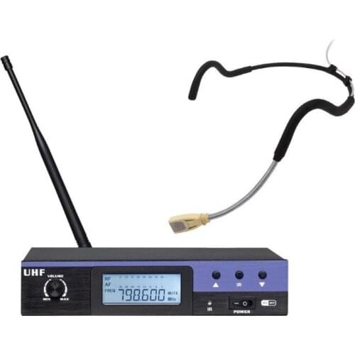 UHF microfono Waterproof Sweat-resistant Fitness headset Wireless Microphone for wireless microfoon