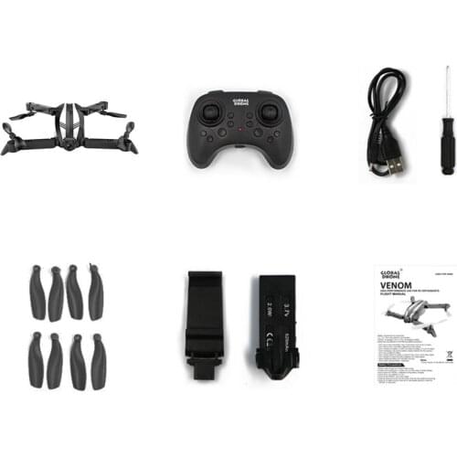 Global Drone GW68 FPV 480P/720P Camera RC Drone Folding Mini Drone Altitude Hold Aerial Photography Wide Angle RC Helicopter Toy