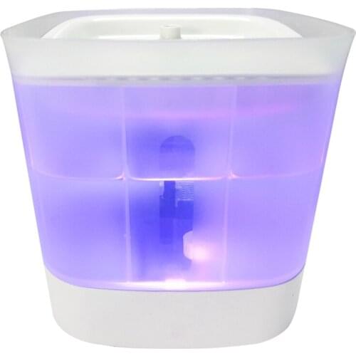 Cat Water Fountain, Pet Water Fountain with Intelligent Pump and LED Indicator for Water Shortage Alert, 2L Water Level Window