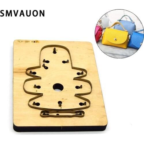 Wood Cutting Die Leather DIY Coin Purse Craft Laser Mold Handmade Leather Goods Dies Template Suitable For Die Cutting Machine