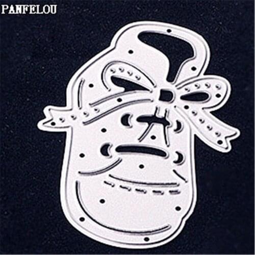 PANFELOU Metal craft The shoes paper die cutting dies for Scrapbooking/DIY Easter wedding Halloween cards
