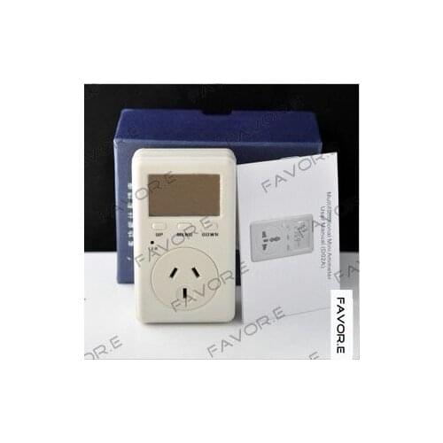 Plug-in single phase digital display power meter - AU plug