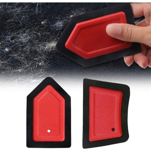 Pet Hair Remover Scraper Dog Cat Hair Cleaning Device Carpet Sofa Car Detail Scraper Pet Lint Removal Silicone Brush Pet Product