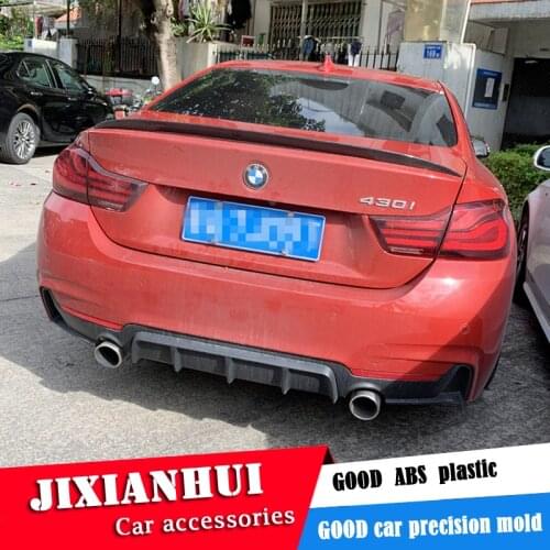 For BMW F36 Spoiler 2014-2018 BMW F36 420i 428i 435i 440 NTk Spoiler ABS plastic Material Car Rear Wing Color Rear Spoiler