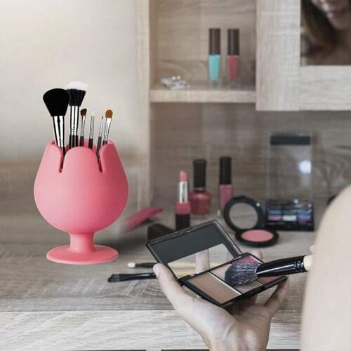 Suctioned Vinyl Weeding Scrap Collector, Wine Cup Shaped Organizer for Cricut Tools and Accessories