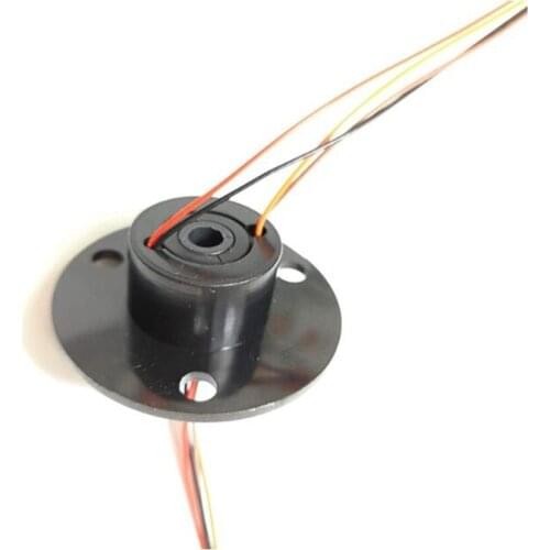 Taidacent Roll Press 22mm OD 2a 200rpm 4line Conductive Rotating Slip Rings 4 Wires Small Collector Rings Electrical Slip Ring