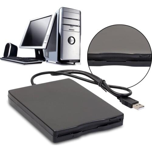 USB Portable Diskette Drive 1.44Mb 3.5inch 12 Mbps USB External Portable Floppy Disk Drive Diskette FDD for Laptop