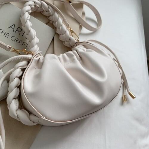 Sac Day Clutch Chains Dumpling Clip Purse Bag Women Cloud Underarm Shoulder Bag Pleated Baguette Pouch Totes Purses and Handbags