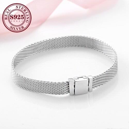 High Quality 925 Sterling Silver Fashion Clip Beads Bracelets For Women Fit Original Reflexions Bracelet Charms Femme Jewelry