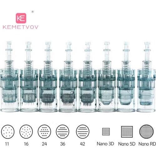 10/30/50 pcs Bayonet Cartridge Replacement for Dr.pen M8 Micro Needle 11 Pin/36 Pin/5D Nano Micro Skin Needling Tip Derma Stamp