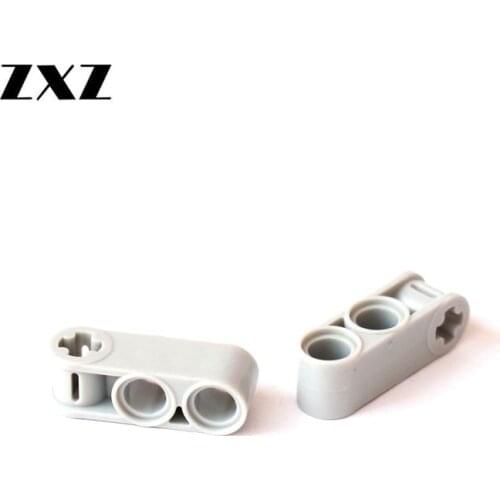 20pcs/lot Technical Axle and Pin Connector Perpendicular 3L with 2 Pin Holes Model 42003 Blocks Parts City Building Kits Element