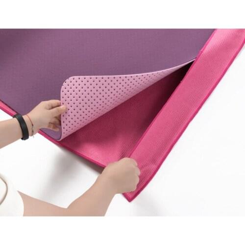 Environmental friendly non - toxic and tasteless Non Slip Yoga Mat Cover Towel Blanket Sport Fitness silicone yoga towel