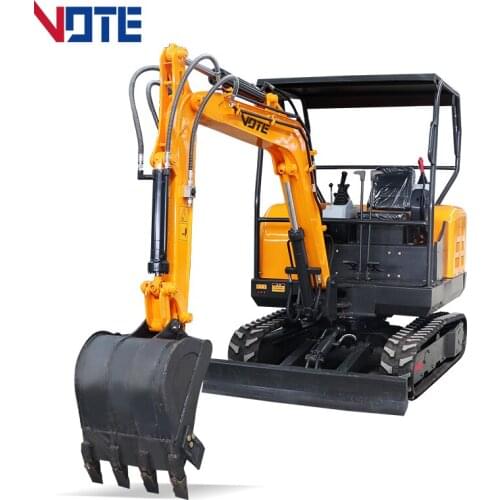 Long Boom Excavator Full New Mini Excavator 3 Ton Machinery Swing Speed 10r/Min China Export Europe