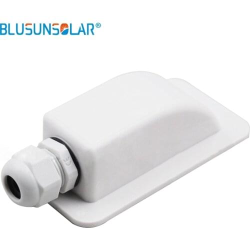 ABS Single Cable Entry Gland Weatherproof Curved Cable Connector For All Cable Types 2mm2 to 6mm2 for Rv, Campervan