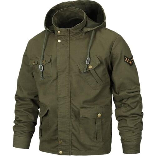 Autumn Mens 6XL Large Size Cotton Hooded Tactical Military Jacket Outdoor Cycling Training Sports Climbing Windproof Warm Coats