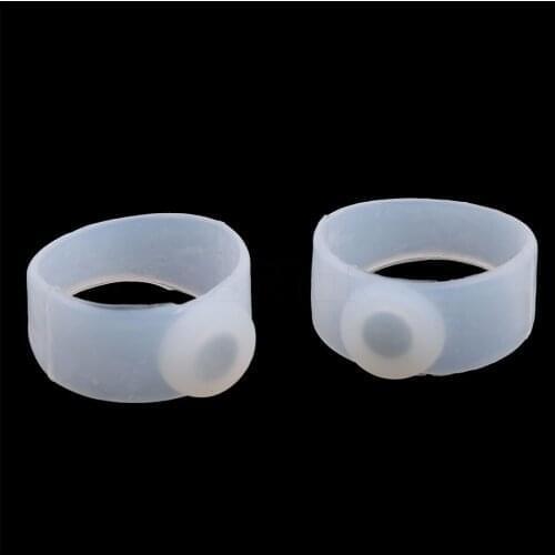 2PCS/pair Magnetic Therapy Slimming Toe Rings Fast Lose Weight Burn Fat Reduce Fats Body Silicone Foot Massage Toe Rings